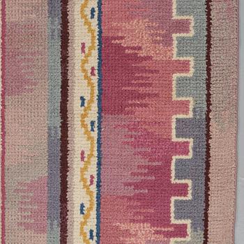 Märta Gahn, Matto, A runner, knotted pile, ca 326,5-329 x 145 cm, signerad MG 1928, Swedish Grace.