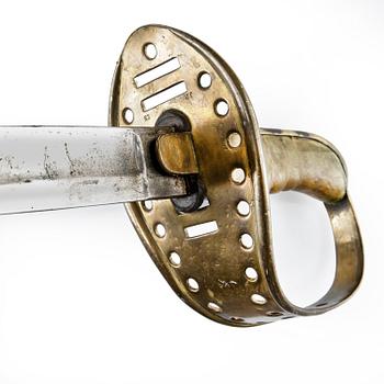 SABEL, för manskap vid kavalleriet, modell 1867-93, Sverige.