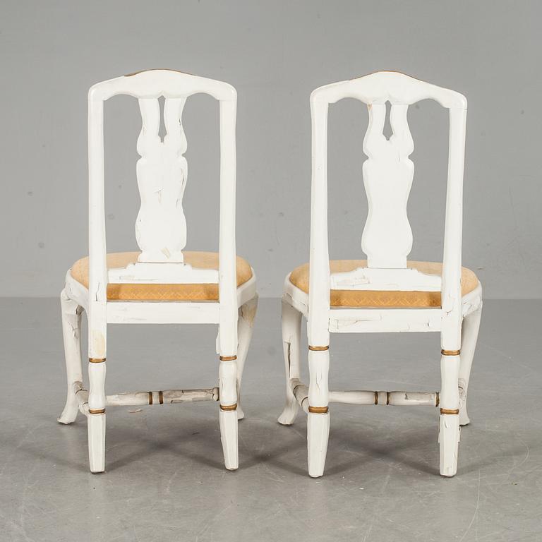 STOLAR, ett par, rokoko.