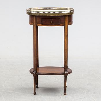 An end of the 19th century late Gustavian style lamp table.