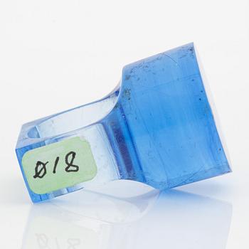 Siv Lagerström, three rings, acrylic plastic, 1970s.