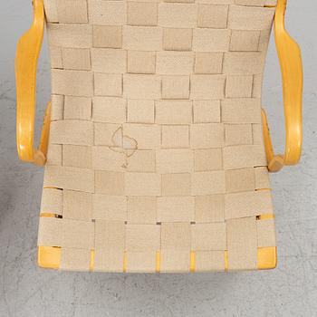 Bruno Mathsson, Armchairs, a pair, “Eva”, Firma Karl Mathsson, Värnamo, 1963 and 1964.