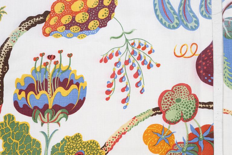 Josef Frank, a pair of 'Vegetable Tree' curtains, Svenskt Tenn.