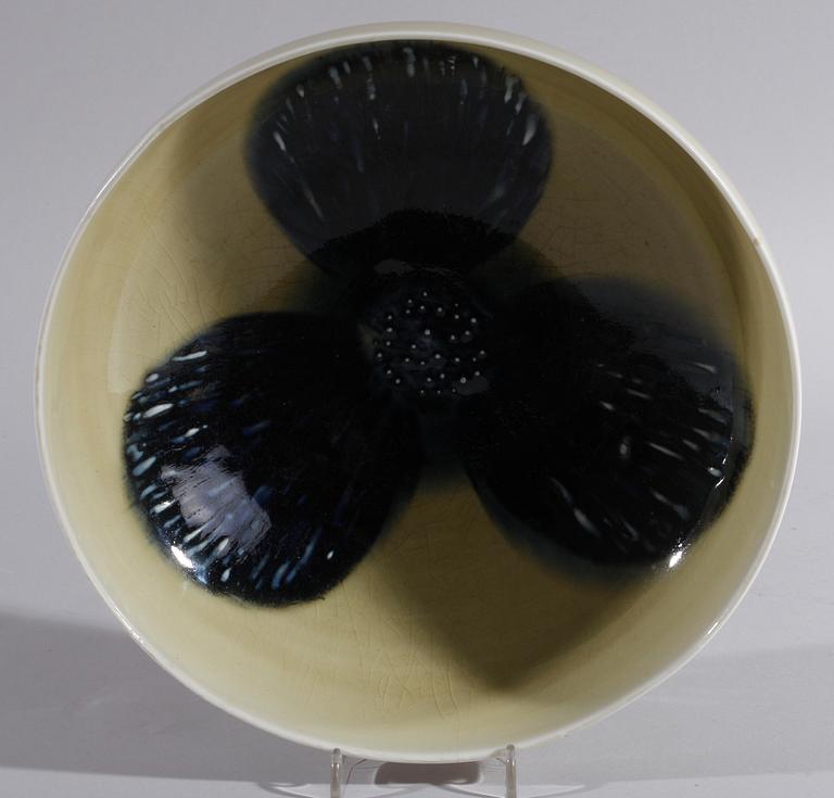 SKÅL, stengods. Sylvia Leuchovius, Rörstrand.