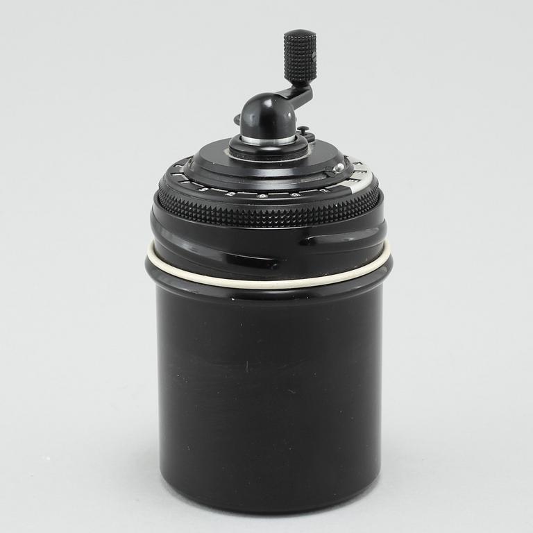 A "Curta Type 1", developed by Curt Herzstark,  Contina AG Mauren, approx 1954.