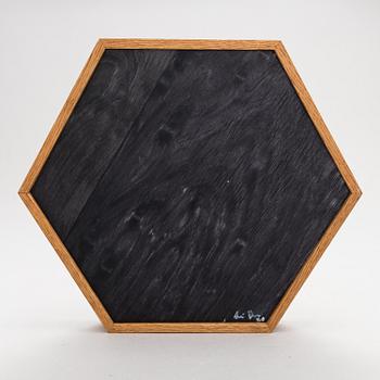 ALEKSI PUUSTINEN, 'Hexagon Tray', signed.