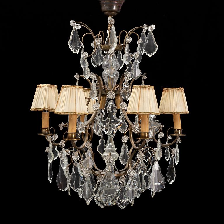 A Baroque style chandelier, first half of the 20th Century.
