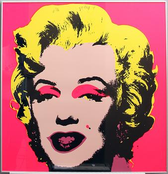 Andy Warhol · ANDY WARHOL, efter, serigrafi. "Marilyn"