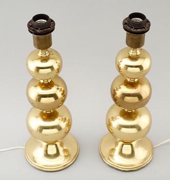 BORDSLAMPOR, 1 par, 1960-/70-tal.