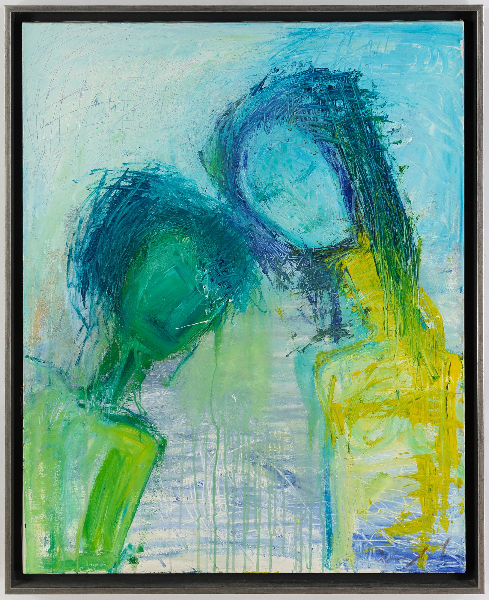 BIRGITTE SÖNDERGAARD, olja på duk, signerad.