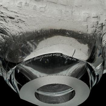 TIMO SARPANEVA, a 'Shadows' sculpture from Finlandia series, signed Timo Sarpaneva, Iittala 1964.
