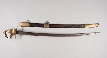 DRAGONSABEL, Sverige, modell 1770.