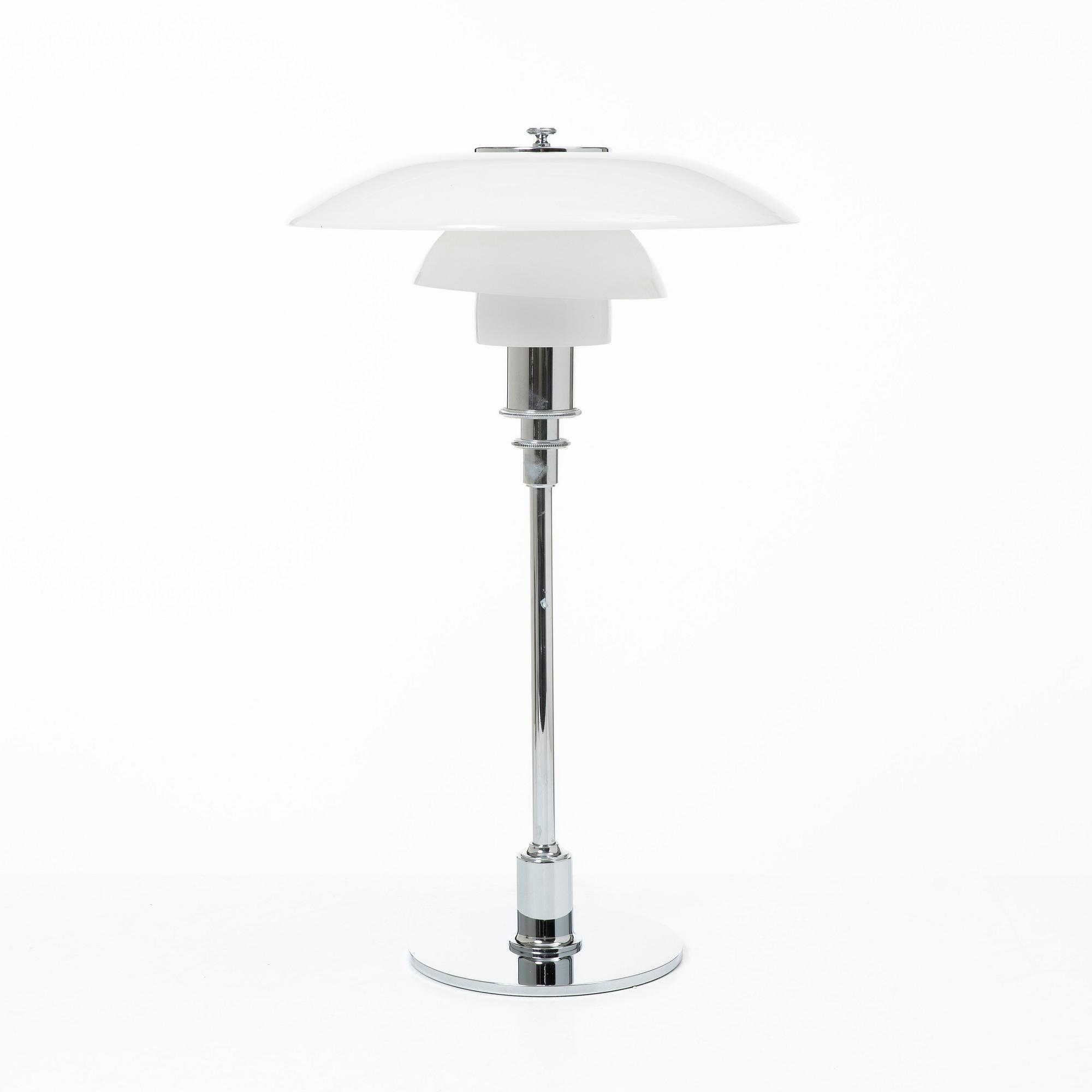 Poul Henningsen, a 'PH 3/2' table lamp, Louis Poulsen, Denmark.