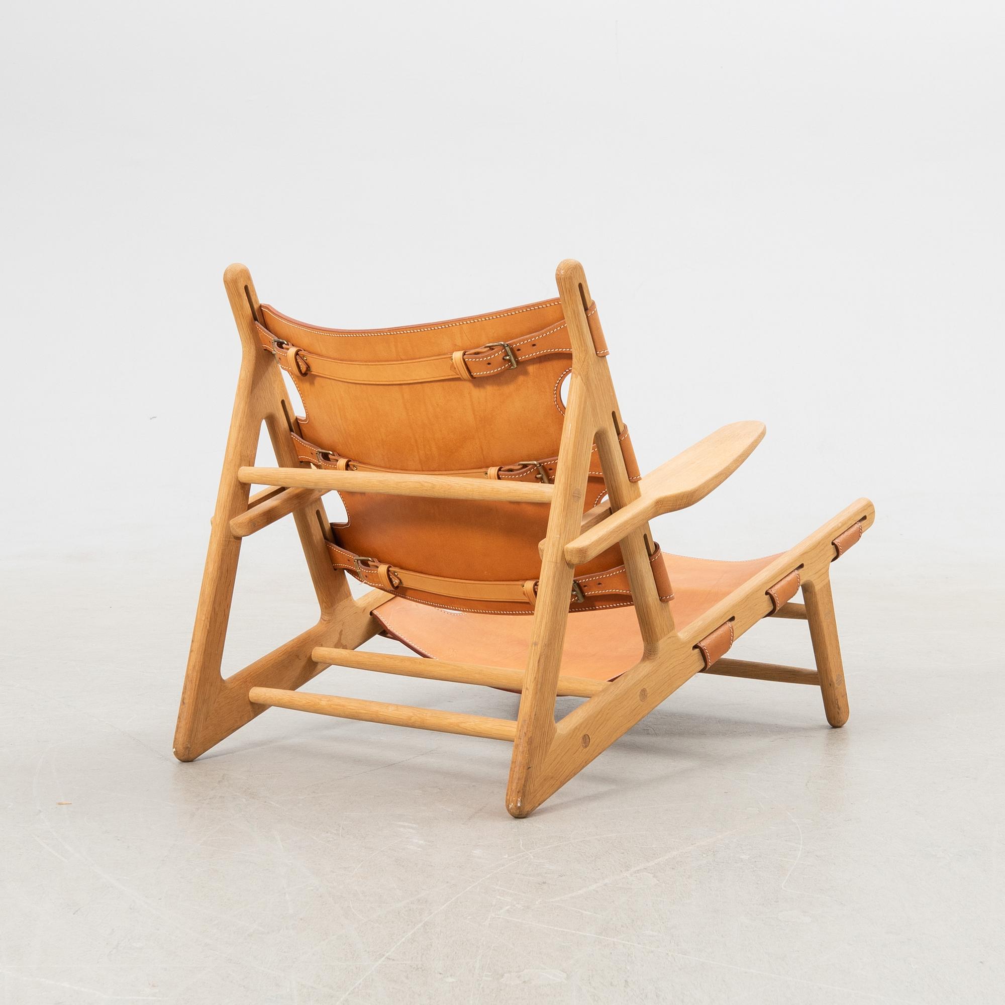 Børge Mogensen, Armchair "The Hunting Chair" Fredericia Stolefabrik Denmark, late 20th century.