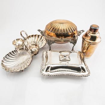 A set of four epns serving dishes first half of the 20th century.