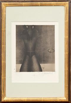 PAUL WUNDERLICH, färglitografier, 2 st, signerade, numrerade 13/100 respektive e.a.
