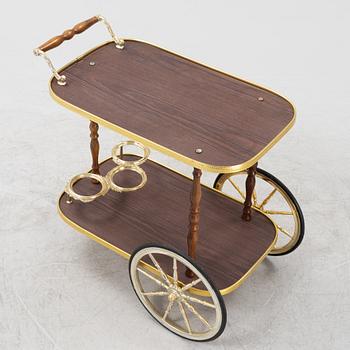 A drinks trolley, second half of the 20th Century.