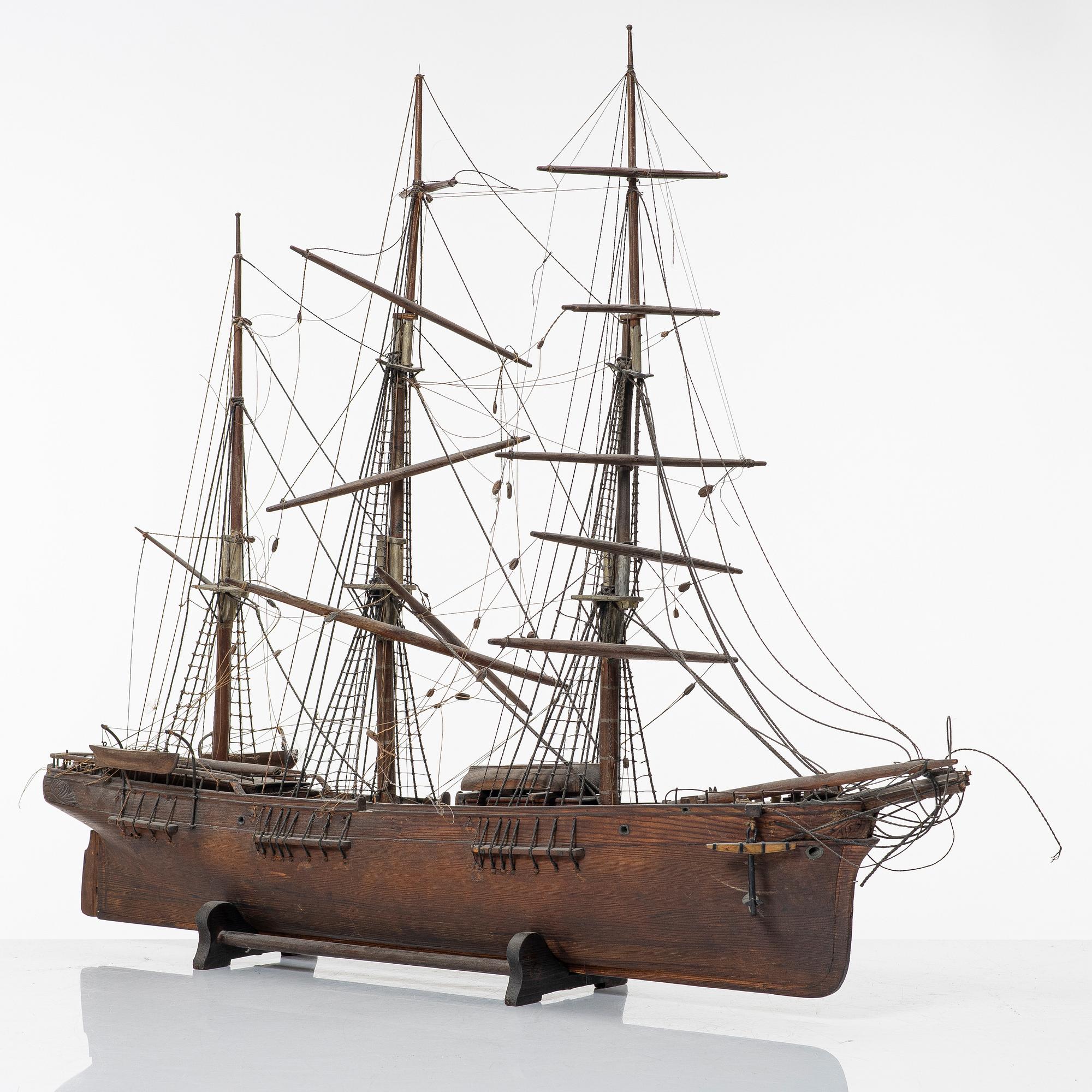 Fartygsmodell, 1900-tal.