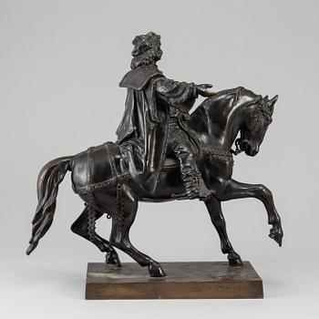 BOHUSLAV SCHNIRCH, sculpture. Bronze. Stamp signed. Height 39.5 cm, length 38 cm.