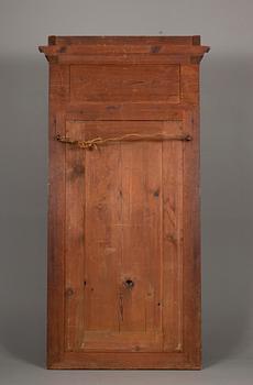 SPEGEL MED KONSOLBORD,  mahognyfanerad, Ryssland omkring 1830.