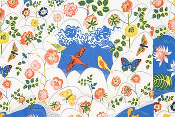 Josef Frank, a 'Guldfisk' bedspread, Svenskt Tenn.