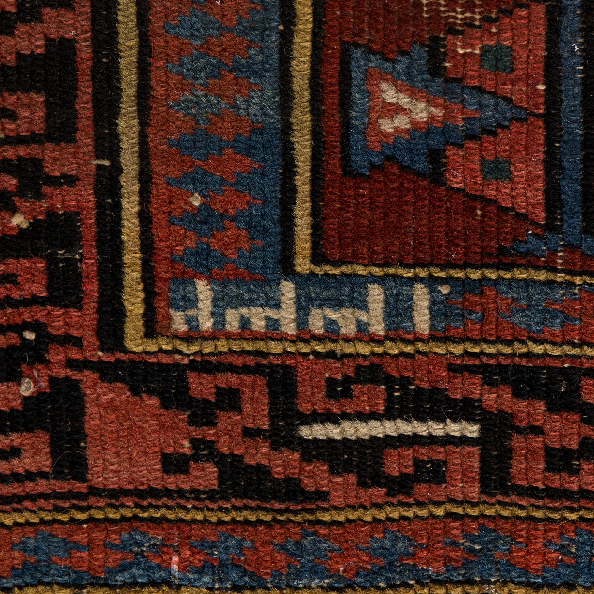 Matta, antik, kaukasisk, sannolikt Zeischur. Ca 180 x 126 cm.