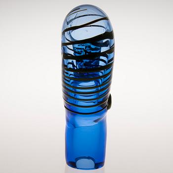 PÄIVI KEKÄLÄINEN, lasiveistos, signeerattu Päivi Kekeäläinen, Jamit -92, Nuutajärvi Notsjö.