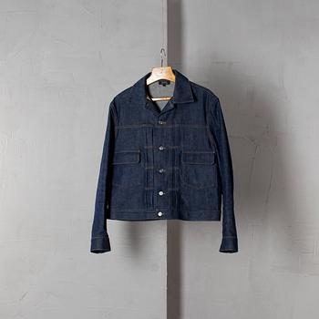 JEANSJACKA, A.P.C, fransk storlek L.