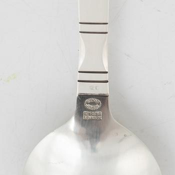 Georg Jensen, a sterling silver cutlery, 'Antique/Continental', after 1945.