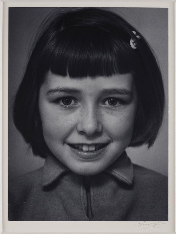 Ansel Adams, "Portrait - Girl", probably 1950's.