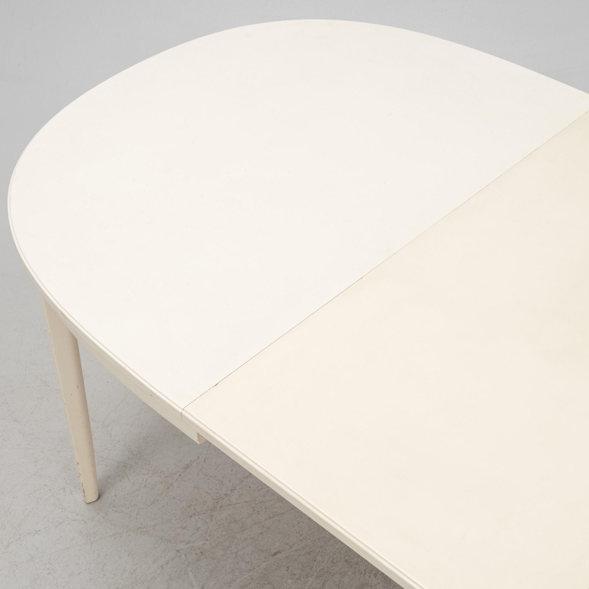 Carl Malmsten, a 'Herrgården' dining table and six chairs, Bodafors.