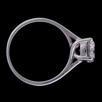 A brilliant cut diamond ring, 1.50 cts.