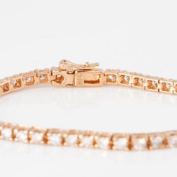ARMBAND, sk tennisarmband, med briljantslipade diamanter, ca 2.10 ct.