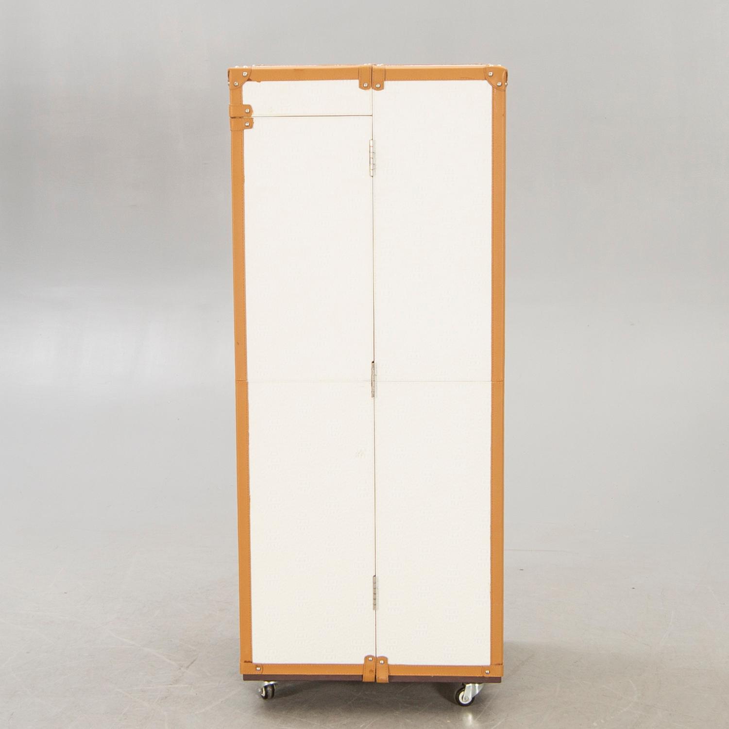 A 21st century leather trunk.