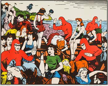 CARL JOHAN DE GEER, litografi, signerad och numrerad 47/290, daterad 2011.