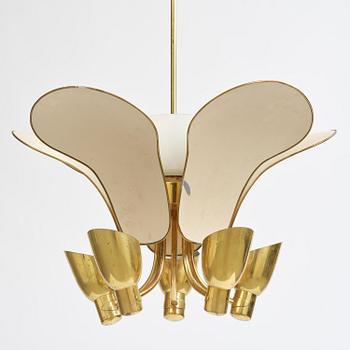 Carl-Axel Acking, a rare ceiling lamp model 982, Bröderna Malmströms Metallvarufabrik, Malmö, 1950s.