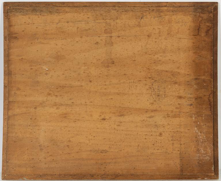 Siri Rathsman, olja på pannå, signerad.