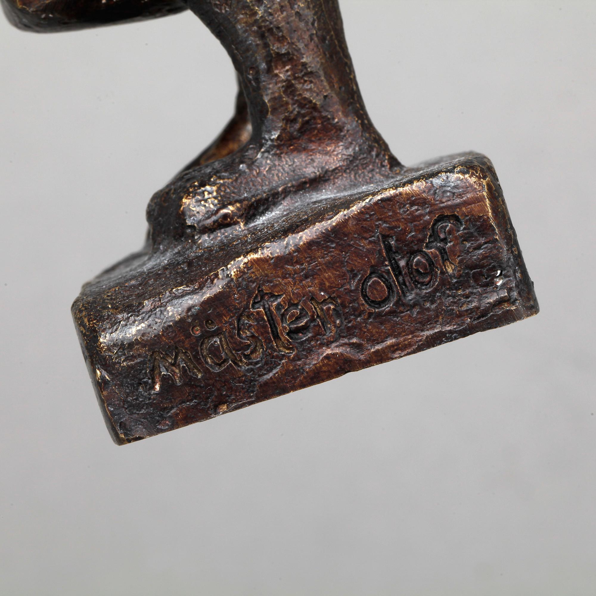 BROR MARKLUND, skulptur, brons, monogramsignerad BM.