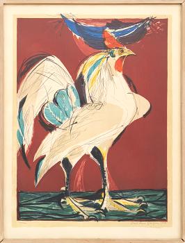 Paul René Gauguin färglitografi signerad 1956 113/260.