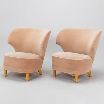 Fåtöljer, ett par, 1900-talets mitt.