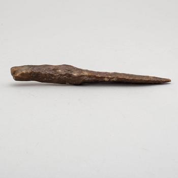 A late neolithic flint dagger.