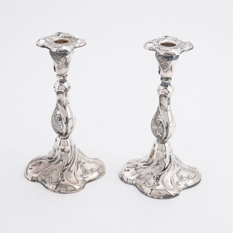 A pair of rococo style, probably Norway, 20th century.