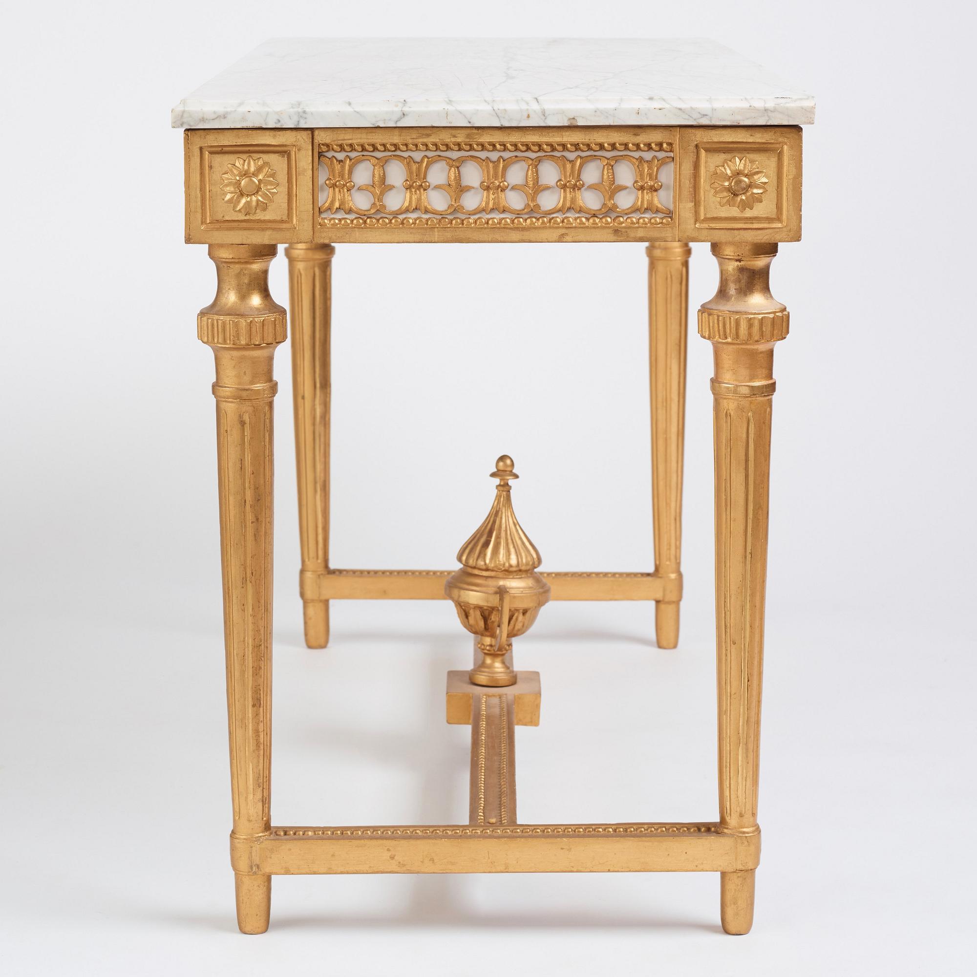 Konsolbord, Stockholmsarbete i Pehr Ljungs art (1743-1819), Sengustavianskt.