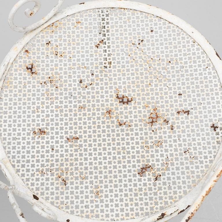 Trädgårdsmöbler, 3 delar, troligen Frankrike, 1900-talets mitt.