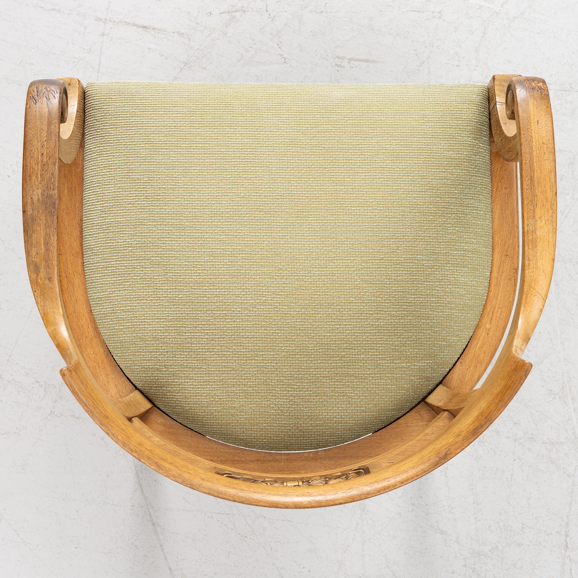 Desk chair, Karl Johan, 19th century.