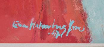 HOLMBERG JACOBSSON, EVA. Gouache, sign o dat -47.