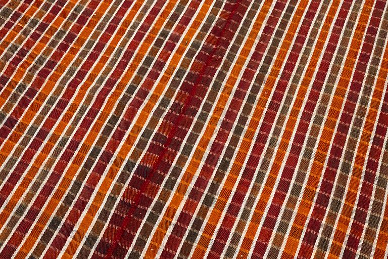 Täcke, slätvävd, Sannolikt Qashqai, Iran, ca 227 x 150 cm.