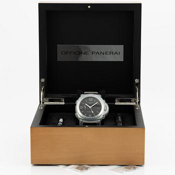 Panerai, Luminor, GMT, wristwatch, 44 mm.