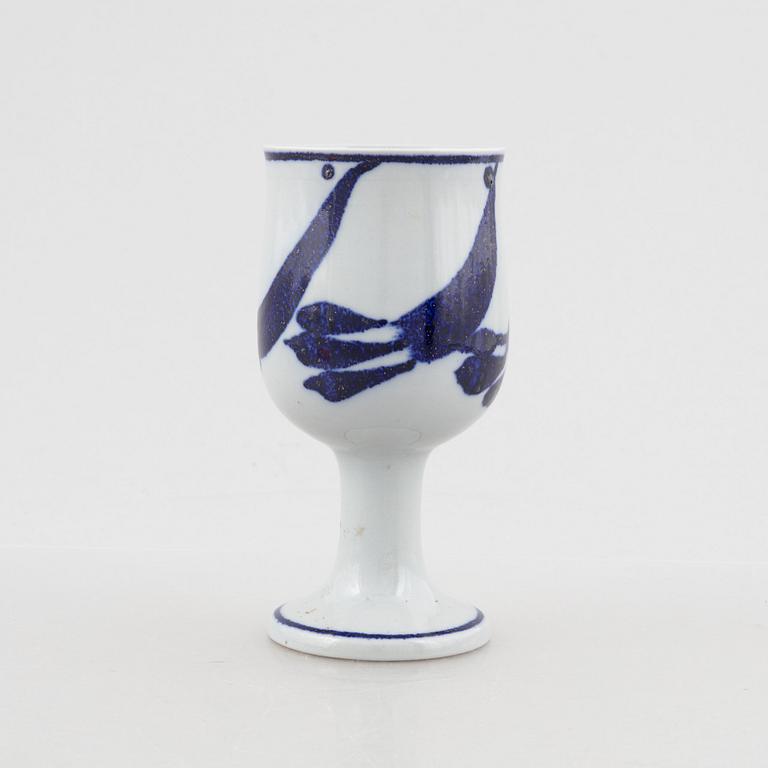 Lisa Larson, bägare/vas, stengods, Gustavsbergs Studio.