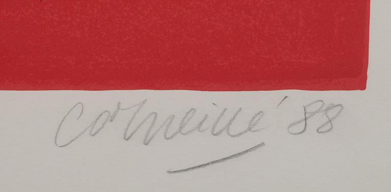 BEVERLOO CORNEILLE, färglitografi. Numrerad 174/100 och signerad samt daterad -88.